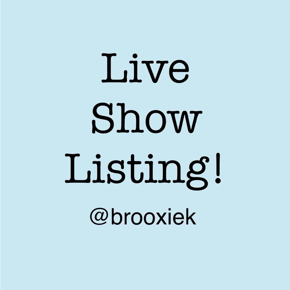 Live Show Listing Apparel